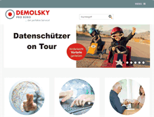 Tablet Screenshot of demolsky.at